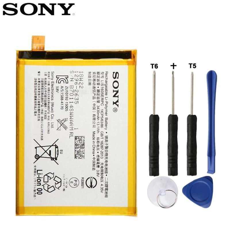 แบตเตอรี่ SONY Xperia Z5 Premium Z5Plus E6853 E6883 Sony LIS1605ERPC แบต SONY Xperia Z5 Premium3430mAh  ฟรีอุปกรณ์