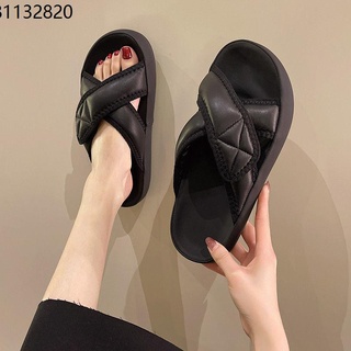 รองเท้าแตะคริสตัลหนาใหม่ -Bottomed Fairy Soft Sandals