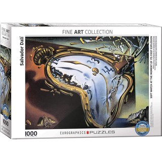 SOFT WATCH AT THE MOMENT OF ITS FIRST EXPLOSION by Dali - จิ๊กซอว์ 1000 pc PUZZLES EUROGRAPHICS (Museum Art)