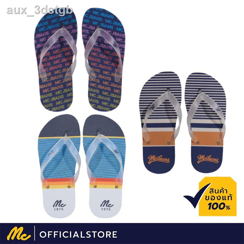✹❁Mc Jeans รองเท้าแตะ พื้นยาง พิมพ์ลาย 3 รุ่น M09Z02