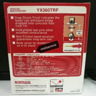 Sanwa Multimeter YX360TRF แท้ 100% Made in Japan มั่นใจกว่าออกใบกำกับภาษีได้ ราคารวม VAT onebanmor
