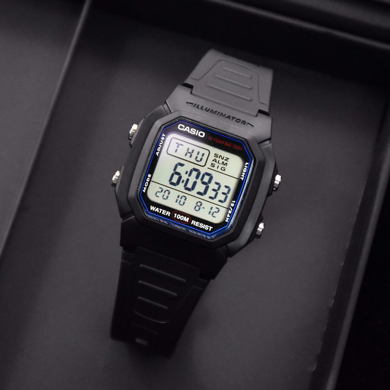 นาฬิกา Casio แท้ รุ่น W-800H นาฬิกาข้อมือ หน้าปัดดิจิตอล สำหรับผู้ชาย -ของแท้ 100% รับประกันสินค้า1 ปีเต็ม