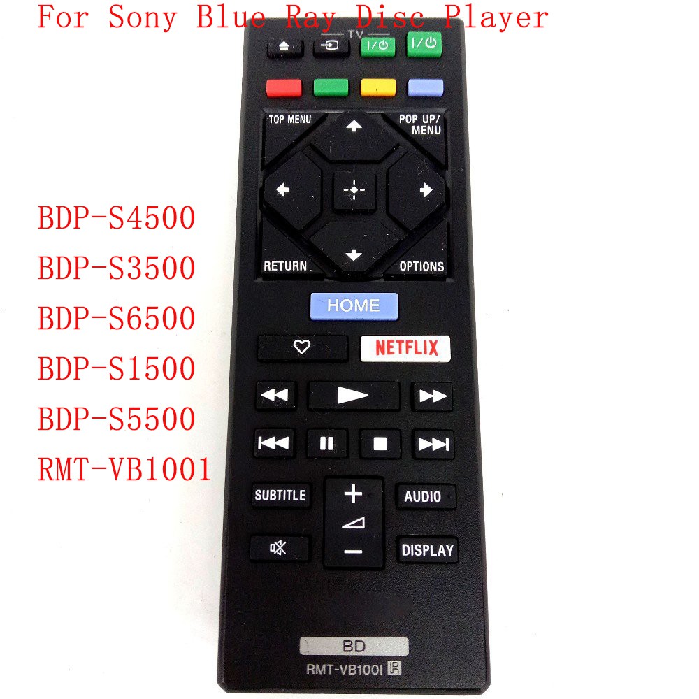 ใหม่ 1 รีโมทคอนโทรล RMT-VB100I สําหรับ Sony Blu-ray เครื่องเล่น DVD BDP-S1500 BDP-S3500 BDP-S4500 BD