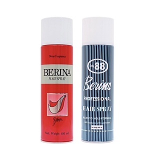 Berina Hair Spray #สเปรย์ฝุ่น เบอริน่า ขวดแดง 400ml