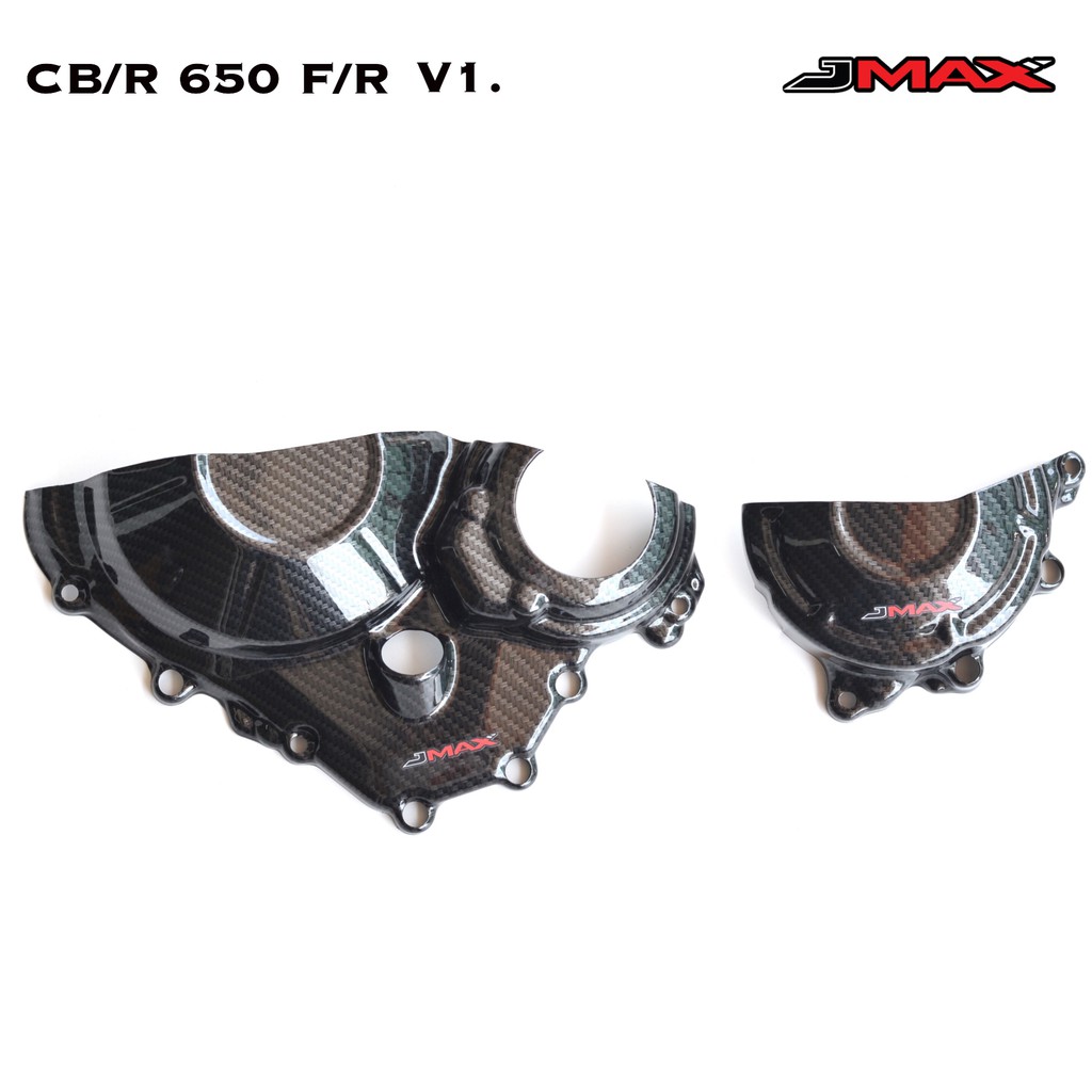ครอบเครื่อง ตรงรุ่น CB/CBR 650 F/R ปี 2013-20 ลายฟิล์มคาร์บอน 6D V.1