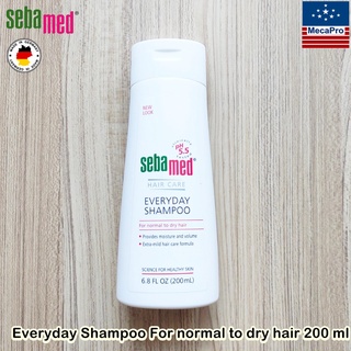 Sebamed  Everyday Shampoo For normal to dry hair 200 ml แชมพู สำหรับผมทุกประเภทและหนังศีรษะที่บอบบาง