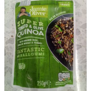 Jamie Oliver Super Tomato &amp; Olive Quinta เมล็ดควินัว มะเขือเทศ และ มะกอกผสมเครื่องปรุงรส 250g.ราคาโดนใจ