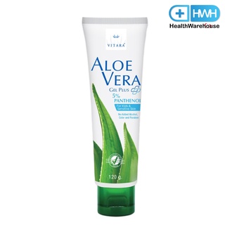 Vitara Aloe Vera Gel Plus Panthenol 5% 120 g for Kids and Sensitive Skin