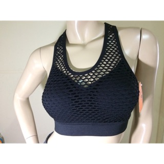 Fishnet Sports Bra สปอร์ตบราลายตาข่าย