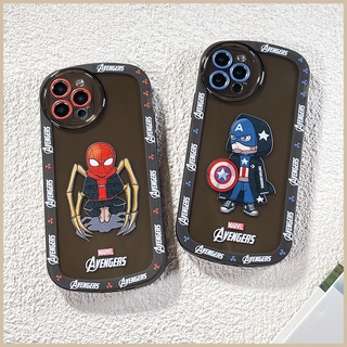 FOR XIAOMI 11LITE 12LITE REDMI 12C 10C 10 NOTE12 NOTE11 NOTE10 NOTE9 NOTE 8 NOTE7 S 9 8 7 10A 9C 9A 9T K40 POCO M5 M5S F3 X3 M3 PRO Marvel Oval Soft Case