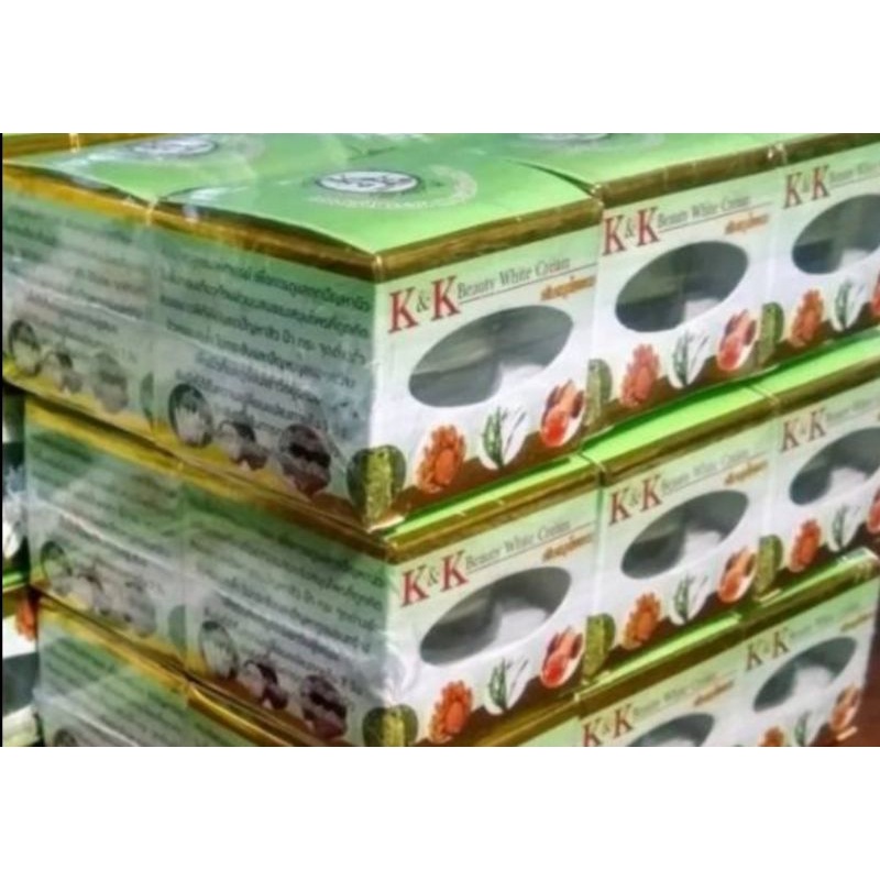 💞(6กระปุก)ครีมสมุนไพรรวม K&K Beauty white cream