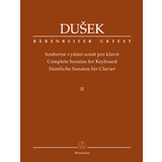 (Keyboard )Dusek,Volume 2 Frantisek Xaver Complete Sonatas for Keyboard (BA11514)