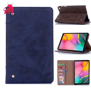 เคสหนัง ฝาพับ พร้อมช่องใส่ปากกา สไตล์เรโทร สําหรับ Samsung Tab A with S Pen P205 2019 26.6 ซม. p200