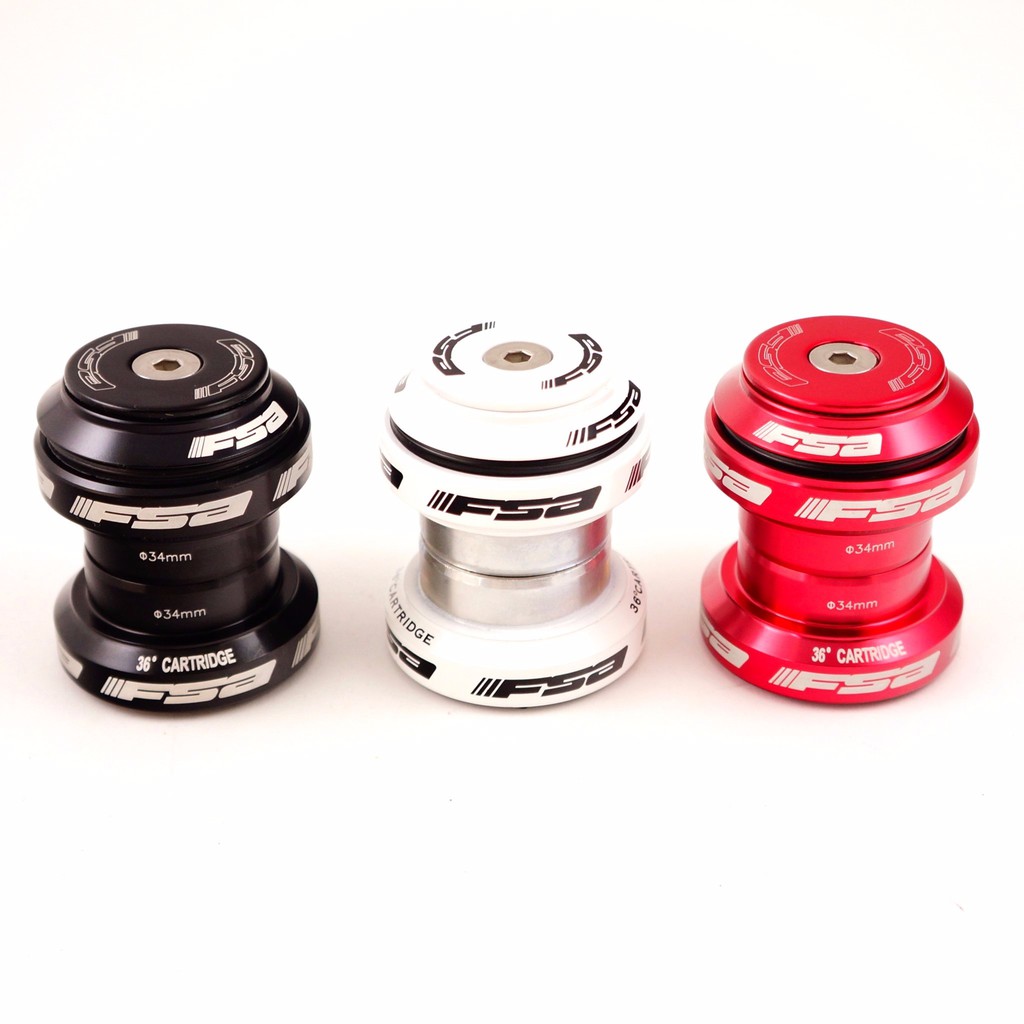 Fsa Orbit MX Threadless 34 มม. 1-1/8 "ชุดชามหัวจักรยานเสือภูเขาจักรยาน