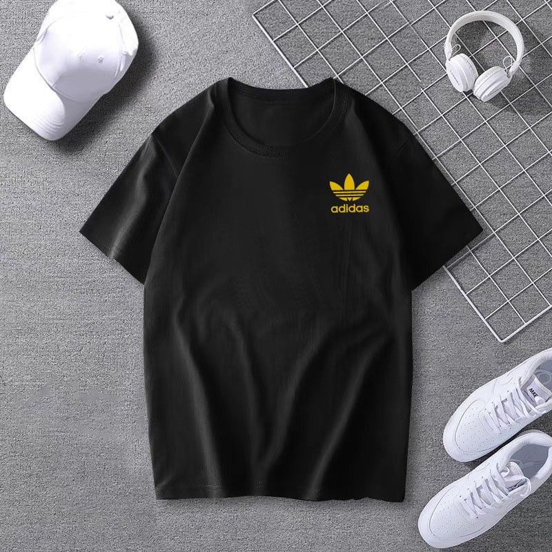 เสื้อทีเชิร์ตเสื้อยืดคอกลมแฟชั่นSportขาว-ดำ พร้อมส่ง T-492