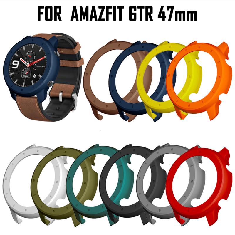 เคสกรอบนาฬิกาข้อมือซิลิโคนแบบนุ่ม huami amazfit gtr 47 มิลลิเมตร