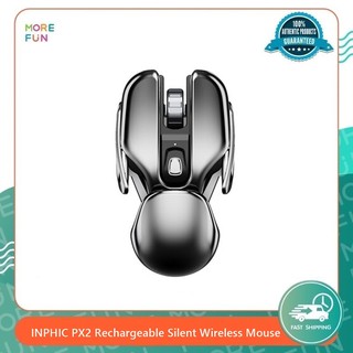 [ พร้อมส่ง ]INPHIC PX2 Rechargeable Silent Wireless Mouse - เมาส์ไร้สาย