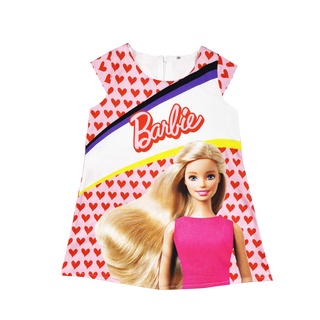 BARBIE : ESXZ1028 เดรสเด็กผู้หญิง ลิขสิทธิ์แท้