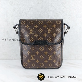 กระเป๋ามือ2ของแท้ Louis vuitton Bass Monogram macassa pm