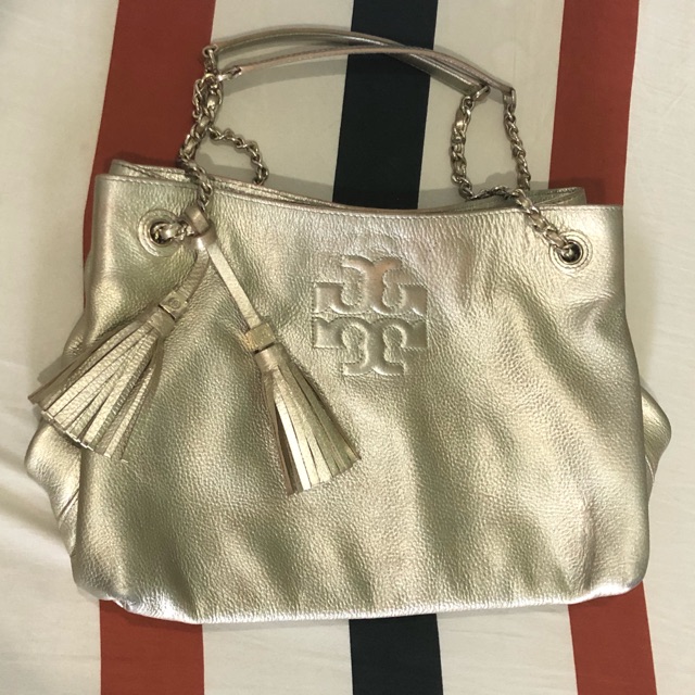 Tory Burch✨Thea Chain Slouchy Tote แท้