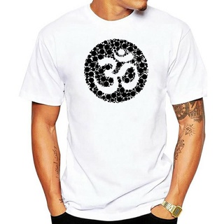 เสื้อผ้าผชเสื้อยืดลําลอง แขนสั้น คอกลม พิมพ์ลาย Ohm Symbol Circles ออกแบบดี แฟชั่นสําหรับผู้ชายS-5XL