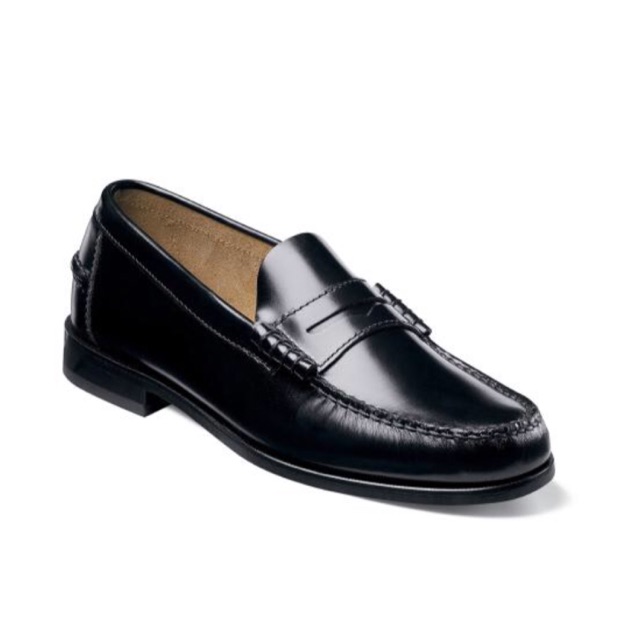 SALE!! Florsheim Berkley Men Penny Loafer - Black 8D