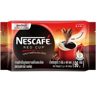 เนสกาแฟเรดคัพ 2กรัม กาแฟคั่วบด 48ซอง (96กรัม)
