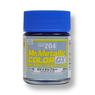 Mr.Hobby Mr.Metallic Color GX204 Metal Blue 4973028033359 (สี)
