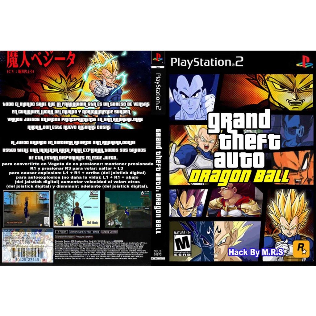 แผ่นเกมส์ PS2 Grand Theft Auto SA Vegeta Mod คุณภาพ ส่งไว (DVD)