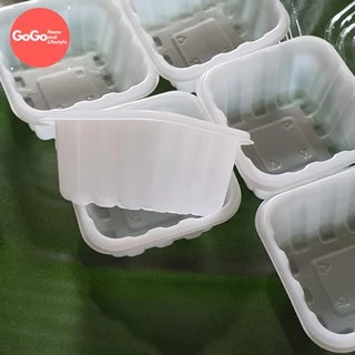 ถ้วยขนมไทย ของแท้ นึ่งได้พร้อมฝา 1แพ็คมี100ชิ้น (สินค้าพร้อมส่ง)
