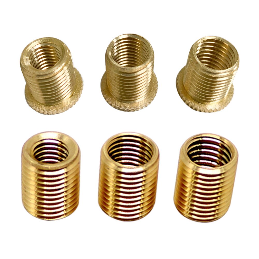 Universal m8x1.25 m10x1.5 m10x1.25 สกรูทองแดง Shift Knob อะแดปเตอร์เกียร์ธรรมดาเกลียว Shifter สกรูอะแดปเตอร์