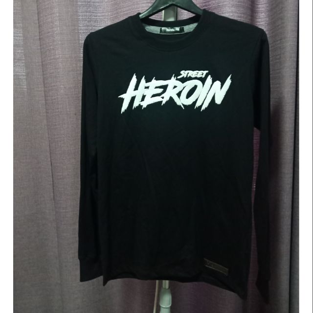 เสื้อยืดคอกลมแขนยาว Heroin Brand ลาย STREET