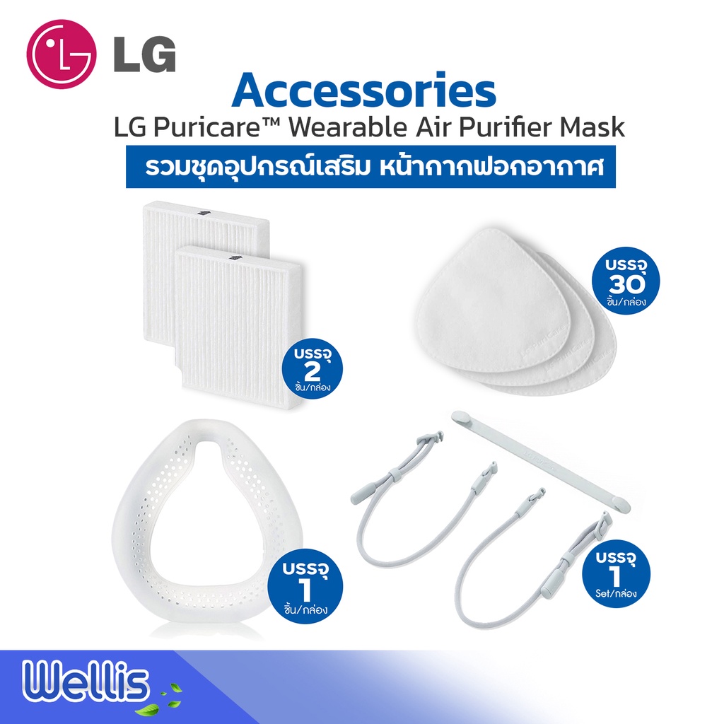 Accessories - LG Puricare™ Wearable Air Purifier Mask - อะไหล่,อุปกรณ์ที่ต้องเปลี่ยน