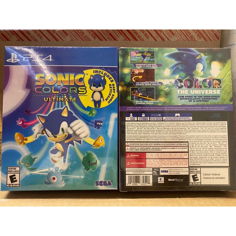 (ใส่โค้ด DAY357RQ ลด 150.-) ps4 sonic color ultimate (z1)