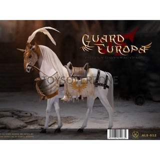 POPTOYS ALS012 1/6 Eagle Knight Guard Silver armor Horse