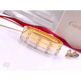 Cartier bracelet กำไลแบบมีเพชร และไม่มีเพชร sale ขาดทุน