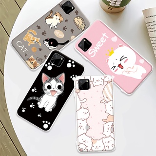 เคสโทรศัพท์มือถือซิลิโคน TPU แบบนิ่ม ลายการ์ตูนน่ารัก สําหรับ Realme C11 2020 C11 2021