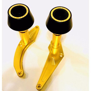 GOLD กันล้ม  งานเทพ SUPER CNC สำหรับ M slaz / r15 เก่า  สีทอง