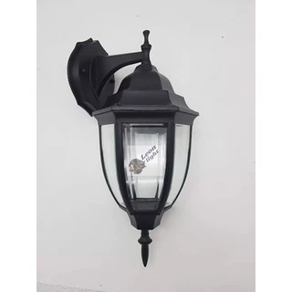 โคมผนังภายนอก สไตล์ Classic Lamps รุ่นฺ B180 วัสดุอลูมิเนียม - สีดำ (ไม่รวมหลอดไฟ)