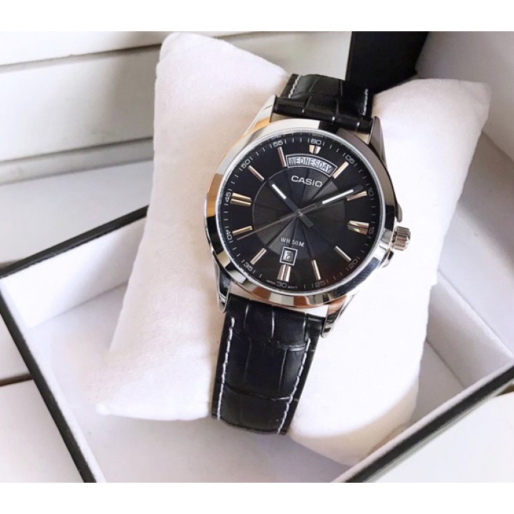 นาฬิกา Casio แท้100% รุ่น MTP-1381L-1A , MTP-1381L-7A,MTP-1370L-1A นาฬิกาข้อมือผู้ชายสายหนัง ของแท้ 100% รับประกัน 1ปี