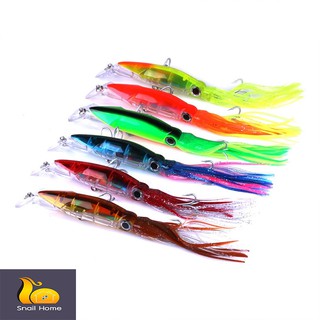(S-311) เหยื่อปลอมปลาหมึก 42g งานทะเล จำลองปลาหมึก 3D