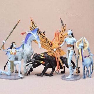 Avatar Movie Neytiri and Jake  PVC Figures Set  6-17 cm 6pcs/set