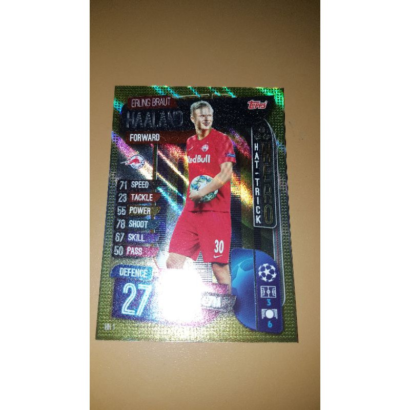 Match Attax Extra 19/20 Haaland Hattrick Hero