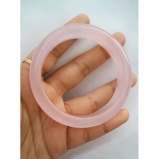 กำไลข้อมือหินมงคลโรสควอตซ์ (Rose Quartz)