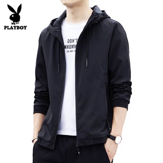 PLAYBOY 2022 Fashion Mens Brand Slim Jacket