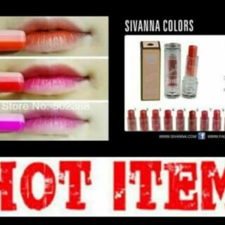 ลิปสติก sivanna 3 สี แท้