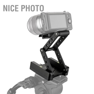 Nice Photo Adai ขาตั้งกล้องแบบพับได้ Z Flex Pan Tilt สําหรับกล้อง Dslr