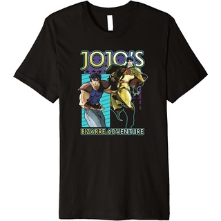 ผ้าฝ้ายคอกลมเสื้อยืด พิมพ์ลาย Jojos Bizarre Adventure Star พรีเมี่ยมfrom S-4XL