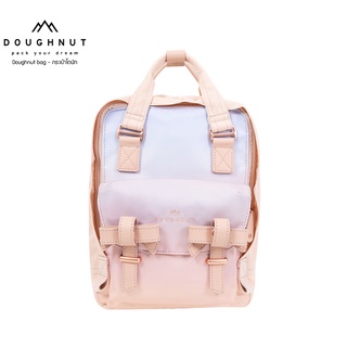 DOUGHNUT BAG : MACAROON MINI SKY X RIBBON SERIES : SOFT SUNRISE  ซีรี่ส์ Sky x Ribbon - ของขวัญจากสวรรค์ สีสันสดใส กระเป๋าโดนัทเป้สะพายหลัง น้ำหนักเบา กระเป๋าโดนัท กระเป๋าเป้ กระเป๋าสะพายหลัง กระเป๋า กระเป๋าเดินทาง (รหัสสินค้า 09576)