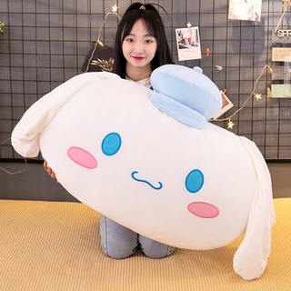 ▫✼Cute cartoon soft cute big-eared Cinnamoroll pillow doll large Yugui dog bed pillow girl birthday gift